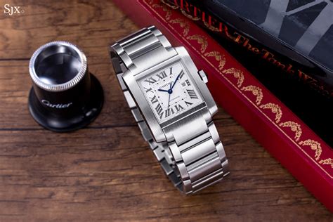 cartier tank francaise men's|cartier tank watch with diamonds.